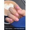 image:imageohora Semi Cured Gel Nail Strips N Cream Pink  Pink Solid Works with Any UVLED Lamps SalonQuality Long Lasting Easy to Apply amp Remove  Includes 2 Prep Pads Nail File amp Wooden Stick