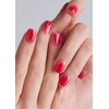 image:imageohora Semi Cured Gel Nail Strips N Washing Jean  Blue Solid Works with Any UVLED Lamps SalonQuality Long Lasting Easy to Apply amp Remove  Includes 2 Prep Pads Nail File amp Wooden StickN Jelly Berry