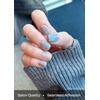 image:imageohora Semi Cured Gel Nail Strips N Washing Jean  Blue Solid Works with Any UVLED Lamps SalonQuality Long Lasting Easy to Apply amp Remove  Includes 2 Prep Pads Nail File amp Wooden StickN Fuzzy Sweater
