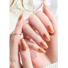 image:imageohora Semi Cured Gel Nail Strips N Washing Jean  Blue Solid Works with Any UVLED Lamps SalonQuality Long Lasting Easy to Apply amp Remove  Includes 2 Prep Pads Nail File amp Wooden StickN Golden Hour