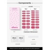 image:imageohora Semi Cured Gel Nail Strips N Washing Jean  Blue Solid Works with Any UVLED Lamps SalonQuality Long Lasting Easy to Apply amp Remove  Includes 2 Prep Pads Nail File amp Wooden StickN Pink Chrome