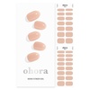image:imageohora Semi Cured Gel Nail Strips N Bare Peach  Works with Any Nail Lamps SalonQuality Long Lasting Easy to Apply amp Remove  Includes 2 Prep Pads Nail File amp Wooden Stick