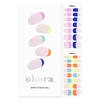 image:imageohora Semi Cured Gel Nail Strips N Rainbow French  Nude French Works with UVLED Lamps SalonQuality Long Lasting Easy to Apply amp Remove  Includes 2 Prep Pads Nail File amp Wooden Stick