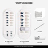 image:imageohora Gel Press On Nails NP Glazed Chrome  Medium Oval Chrome Beige  100 Real Gel No UV Lamp No Glue NonToxic  15 Sizes 30 Tips  14Day Waterproof Beginner FriendlyNP Rock Star