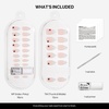 image:imageohora Gel Press On Nails NP Glazed Chrome  Medium Oval Chrome Beige  100 Real Gel No UV Lamp No Glue NonToxic  15 Sizes 30 Tips  14Day Waterproof Beginner FriendlyPolka Lady