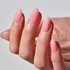 image:imageohora Gel Press On Nails NP Glazed Chrome  Medium Oval Chrome Beige  100 Real Gel No UV Lamp No Glue NonToxic  15 Sizes 30 Tips  14Day Waterproof Beginner FriendlyNP Blush Pink