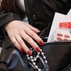 image:imageohora Gel Press On Nails NP Glazed Chrome  Medium Oval Chrome Beige  100 Real Gel No UV Lamp No Glue NonToxic  15 Sizes 30 Tips  14Day Waterproof Beginner FriendlyNP Classic Red