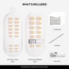 image:imageohora Gel Press On Nails NP Glazed Chrome  Medium Oval Chrome Beige  100 Real Gel No UV Lamp No Glue NonToxic  15 Sizes 30 Tips  14Day Waterproof Beginner FriendlyNP Daisy Sprinkle