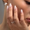 image:imageohora Gel Press On Nails NP Glazed Chrome  Medium Oval Chrome Beige  100 Real Gel No UV Lamp No Glue NonToxic  15 Sizes 30 Tips  14Day Waterproof Beginner FriendlyNP Glazed Chrome