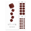 image:imageohora Semi Cured Gel Nail Set of 2 P Chilly Red amp N Classic Burgundy  Professional SalonQuality Nail Care  Easy to Use Comfortable Curing and Easy to Remove