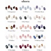 image:imageohora Semi Cured Gel Nail Strips N Blueberry Jam  Purple Solid Works with Any UVLED Lamps SalonQuality Long Lasting Easy to Apply amp Remove  Includes 2 Prep Pads Nail File amp Wooden Stick