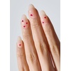 image:imageohora Semi Cured Gel Nail Strips N Classic Burgundy  Red Solid Works with Any UVLED Lamps SalonQuality Long Lasting Easy to Apply amp Remove  Includes 2 Prep Pads Nail File amp Wooden StickN Mini Heart