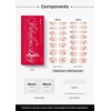 image:imageohora Semi Cured Gel Nail Strips N Classic Burgundy  Red Solid Works with Any UVLED Lamps SalonQuality Long Lasting Easy to Apply amp Remove  Includes 2 Prep Pads Nail File amp Wooden StickN Mini Heart