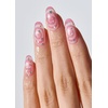 image:imageohora Semi Cured Gel Nail Strips N Classic Burgundy  Red Solid Works with Any UVLED Lamps SalonQuality Long Lasting Easy to Apply amp Remove  Includes 2 Prep Pads Nail File amp Wooden StickN Candy Swirl