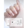 image:imageohora Semi Cured Gel Nail Strips N Cream Base  Nude Solid Works with Any UVLED Lamps SalonQuality Long Lasting Easy to Apply amp Remove  Includes 2 Prep Pads Nail File amp Wooden StickN Pixie Dust Starter Kit
