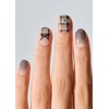 image:imageohora Semi Cured Gel Nail Strips N Cream Base  Nude Solid Works with Any UVLED Lamps SalonQuality Long Lasting Easy to Apply amp Remove  Includes 2 Prep Pads Nail File amp Wooden StickN Check Noir