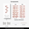 image:imageohora Semi Cured Gel Nail Strips N Misty Blossom  Marble Pink Works with Any Lamps SalonQuality Long Lasting Easy to Apply amp Remove  Includes 2 Prep Pads Nail File amp Wooden Stick