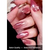 image:imageohora Semi Cured Gel Nail Strips N Nudist  Nude Solid Works with Any UVLED Lamps SalonQuality Long Lasting Easy to Apply amp Remove  Includes 2 Prep Pads Nail File amp Wooden StickN Grape Glaze