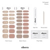 image:imageohora Semi Cured Gel Nail Strips N Nudist  Nude Solid Works with Any UVLED Lamps SalonQuality Long Lasting Easy to Apply amp Remove  Includes 2 Prep Pads Nail File amp Wooden StickN Carmel