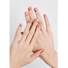 image:imageohora Semi Cured Gel Nail Strips N Red Light  Red Solid Works with Any UVLED Lamps SalonQuality Long Lasting Easy to Apply amp Remove  Includes 2 Prep Pads Nail File amp Wooden StickN Floral Fantasy
