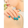 image:imageohora Semi Cured Gel Nail Strips N Tint Soda  Blue Tint Works with Any UVLED Lamps SalonQuality Long Lasting Easy to Apply amp Remove  Includes 2 Prep Pads Nail File amp Wooden Stick