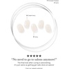image:imageohora Semi Cured Gel Nail Strips Set of 2N Cream Cotton N Cream LeafWorks with Any Nail Lamps SalonQuality Long Lasting Easy to Apply amp RemoveIncludes 2 Prep Pads Nail File amp Wooden Stick