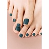 image:imageohora Semi Cured Gel Pedi Strips P Berry ChouChou  Works with Any Nail Lamps SalonQuality Long Lasting Easy to Apply amp Remove  Includes 2 Prep Pads Nail File amp Wooden StickP Peacock Blue