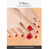 image:imageohora Semi Cured Gel Pedi Strips P Mini Museum  Works with Any Nail Lamps SalonQuality Long Lasting Easy to Apply amp Remove  Includes 2 Prep Pads Nail File amp Wooden StickP Blaze