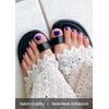 image:imageohora Semi Cured Gel Pedi Strips P Mini Museum  Works with Any Nail Lamps SalonQuality Long Lasting Easy to Apply amp Remove  Includes 2 Prep Pads Nail File amp Wooden StickP Cobalt Blue