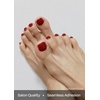 image:imageohora Semi Cured Gel Pedi Strips P Mini Museum  Works with Any Nail Lamps SalonQuality Long Lasting Easy to Apply amp Remove  Includes 2 Prep Pads Nail File amp Wooden StickP Tint Burgundy