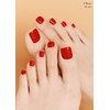 image:imageohora Semi Cured Gel Pedi Strips P Mini Museum  Works with Any Nail Lamps SalonQuality Long Lasting Easy to Apply amp Remove  Includes 2 Prep Pads Nail File amp Wooden StickP Blaze
