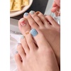 image:imageohora Semi Cured Gel Pedi Strips P Mini Museum  Works with Any Nail Lamps SalonQuality Long Lasting Easy to Apply amp Remove  Includes 2 Prep Pads Nail File amp Wooden StickP Mini Museum