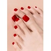 image:imageohora SemiCured Gel Pedi Strips 34pcsP Maple  Includes 16 Solid Color 14 Accent Wraps 2 Prep Pads Nail File amp Wooden StickP Basic Pedicure No4