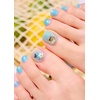image:imageohora SemiCured Gel Pedi Strips 34pcsP Maple  Includes 16 Solid Color 14 Accent Wraps 2 Prep Pads Nail File amp Wooden StickP Tanning Bear
