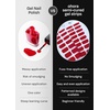 image:imageohora SemiCured Gel Pedi Strips 34pcsP Maple  Includes 16 Solid Color 14 Accent Wraps 2 Prep Pads Nail File amp Wooden StickP Tutu