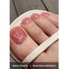 image:imageohora SemiCured Gel Pedi Strips 34pcsP Maple  Includes 16 Solid Color 14 Accent Wraps 2 Prep Pads Nail File amp Wooden StickP Tutu