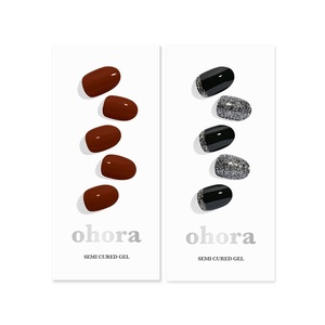 image:imageohora Semi Cured Gel Nail Set of 2 N Chilly amp N Party Night  Professional SalonQuality Nail Care