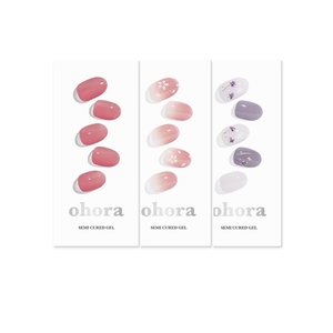 image:imageohora Semi Cured Gel Nail Set of 3 N Juliet amp N Blossom amp N Dancing Flower  Professional SalonQuality Nail Care