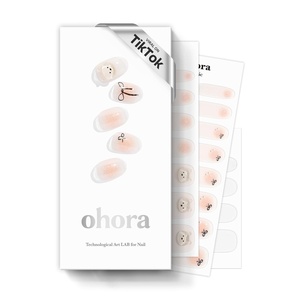 image:imageohora Semi Cured Gel Nail Strips N Nudist  Nude Solid Works with Any UVLED Lamps SalonQuality Long Lasting Easy to Apply amp Remove  Includes 2 Prep Pads Nail File amp Wooden StickPink