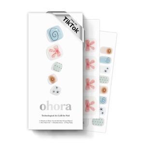 image:imageohora Semi Cured Gel Pedi Strips P Mini Museum  Works with Any Nail Lamps SalonQuality Long Lasting Easy to Apply amp Remove  Includes 2 Prep Pads Nail File amp Wooden StickP Mini Museum