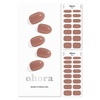image:imageohora Semi Cured Gel Nail Strips N Bare Brick  Works with Any Lamps SalonQuality Long Lasting Easy to Apply amp Remove  Includes 2 Prep Pads Nail File amp Wooden Stick