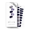 image:imageohora Semi Cured Gel Nail Strips N Mulberry  Red Ombre Works with Any UVLED Lamps SalonQuality Long Lasting Easy to Apply amp Remove  Includes 2 Prep Pads Nail File amp Wooden StickN Lunar Eclipse