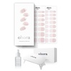 image:imageohora Semi Cured Gel Nail Strips N Mulberry  Red Ombre Works with Any UVLED Lamps SalonQuality Long Lasting Easy to Apply amp Remove  Includes 2 Prep Pads Nail File amp Wooden StickN Essential French Starter Kit