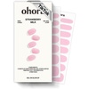 image:imageohora Semi Cured Gel Nail Strips N Strawberry Milk  Solid Pink Works with Any Lamps SalonQuality Long Lasting Easy to Apply amp Remove  Includes 2 Prep Pads Nail File amp Wooden Stick