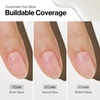 image:imageohora 2in1 Sheer Nail Polish amp StrengthenerWatermelon  Tinted Nail Concealer  Nail Hardener for Weak Damaged Nails  Nail Care Polish with Glossy Finish  GlazedSyrup Formula 15 mLChampagne