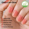 image:imageohora 2in1 Sheer Nail Polish amp StrengthenerWatermelon  Tinted Nail Concealer  Nail Hardener for Weak Damaged Nails  Nail Care Polish with Glossy Finish  GlazedSyrup Formula 15 mLCherry