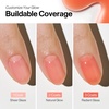 image:imageohora 2in1 Sheer Nail Polish amp StrengthenerWatermelon  Tinted Nail Concealer  Nail Hardener for Weak Damaged Nails  Nail Care Polish with Glossy Finish  GlazedSyrup Formula 15 mLGrapefruit