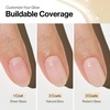 image:imageohora 2in1 Sheer Nail Polish amp StrengthenerWatermelon  Tinted Nail Concealer  Nail Hardener for Weak Damaged Nails  Nail Care Polish with Glossy Finish  GlazedSyrup Formula 15 mLGold Confetti