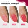 image:imageohora 2in1 Sheer Nail Polish amp StrengthenerWatermelon  Tinted Nail Concealer  Nail Hardener for Weak Damaged Nails  Nail Care Polish with Glossy Finish  GlazedSyrup Formula 15 mLGrape