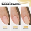 image:imageohora 2in1 Sheer Nail Polish amp StrengthenerWatermelon  Tinted Nail Concealer  Nail Hardener for Weak Damaged Nails  Nail Care Polish with Glossy Finish  GlazedSyrup Formula 15 mLHoneydew